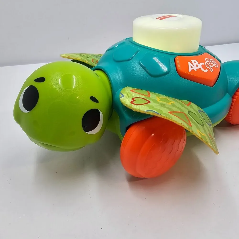 Fisher Price Linkimals Sit to Crawl Sea Turtle Light Up Musical Learning Toy